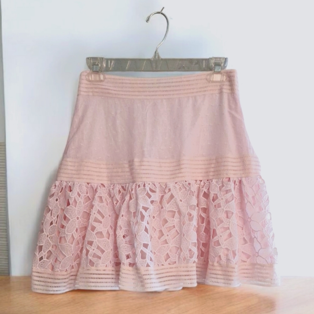 INA  Pink Lace Skirt